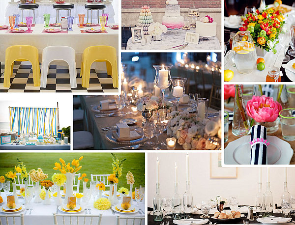 Dinner party table setting ideas