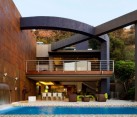 South African House Remodeling - outdoor patio with stylish pool