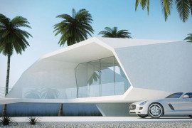 Minimalist Summer Getaway Styled Like a Crashing Wave