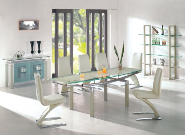 Modern Glass Dining Table Sets