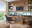 natural walnut home office furniture