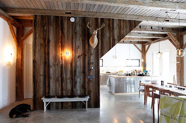 Rustic Wood Interior Walls