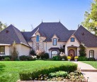 Stucco and Stone exterior on this Old World home