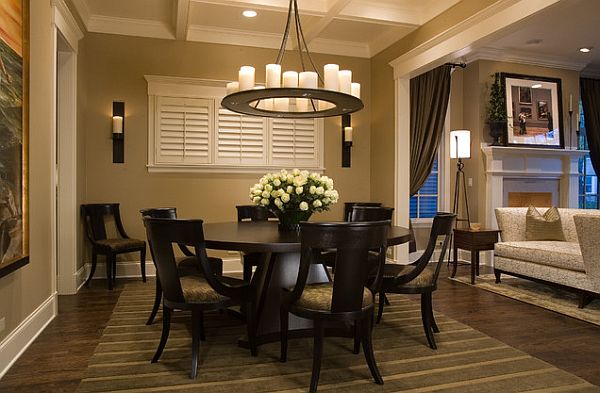 Black Dining Room Sets Round