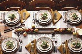Autumn Table Setting Ideas eco halloween Inspiring Fall Dining Room Entertaining Ideas Table Setting Autumn Table Setting Ideas 2 some plum Inspiring Fall Dining Room Entertaining Ideas Table Setting