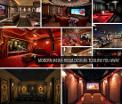 Great collection of stunning media rooms designs