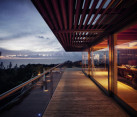 Casa La Atalaya by Alberto Kalach - night view terrace