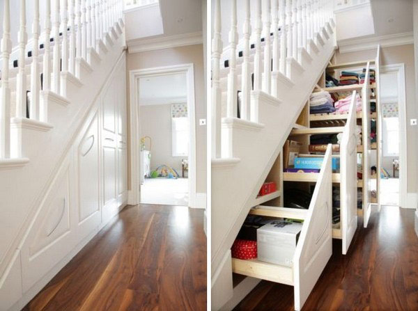 40 under stairs storage space and shelf ideas to maximize 