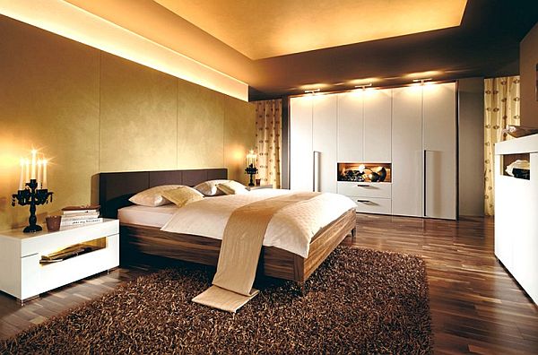 Wood bedroom tiles for a modern look
