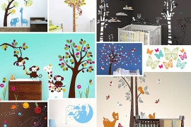 Nursery Wall Decals with Modern Flair