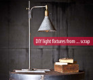 diy light fixtures from upcycled household products