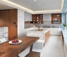 large kitchen integral seating