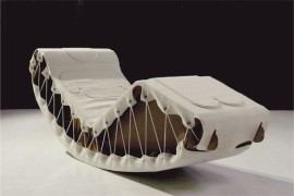 Cardboard Rocking Chaise Lounge Promises Laidback Coolness