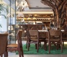Elegant use of glass offers visual connectivity with outdoors