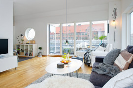 Timeless Design For Modern Scandinavian Attic Apartment