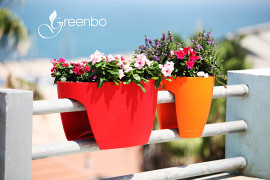 GreenBo Railing Planters Integrate Ecology with Contemporary Design & Urban Ergonomics
