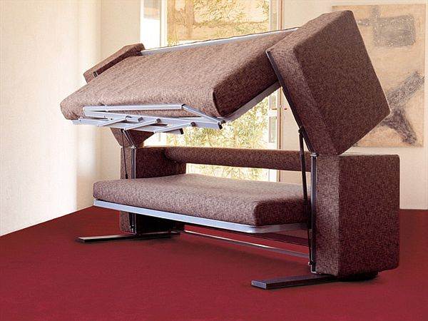 convertible sofa into bunk beds