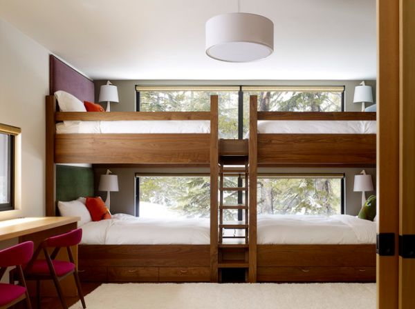 Cool-double-bunker-bed-set-with-pull-out