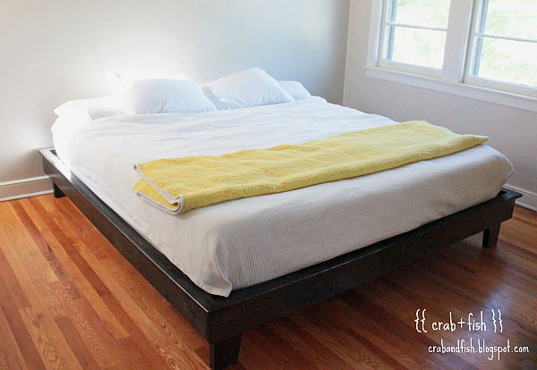 DIY King Size Platform Bed