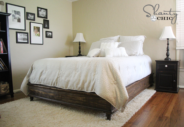 DIY Queen Size Platform Bed