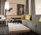 Marcel Breuer's Wassily Chair gives this compact space a modern makeover