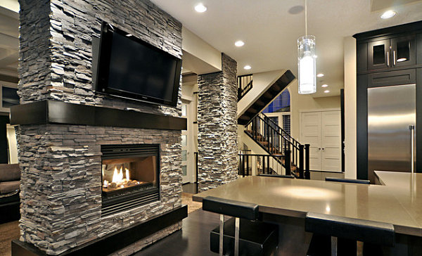 Stone Fireplaces Add Warmth and Style to the Modern Home