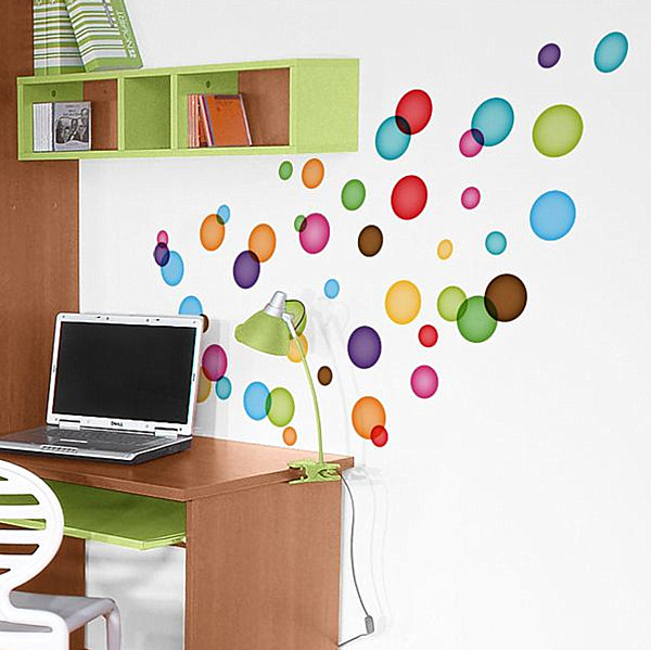 floating bubbles wall decals