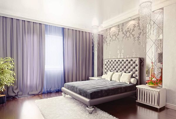 Luxury art deco bedroom design