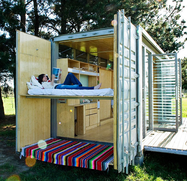 shipping container holiday abode