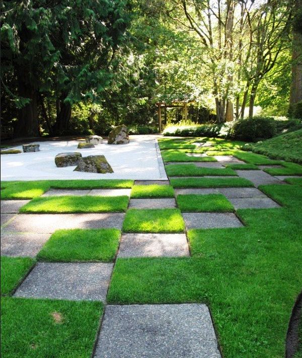 View In Gallery Japanese Gravel Garden With A Distinct Pattern