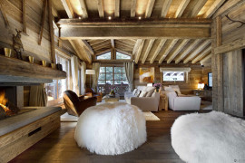 Romantic Winter Chalet in Courchevel Charms With Its Timeless Luxury