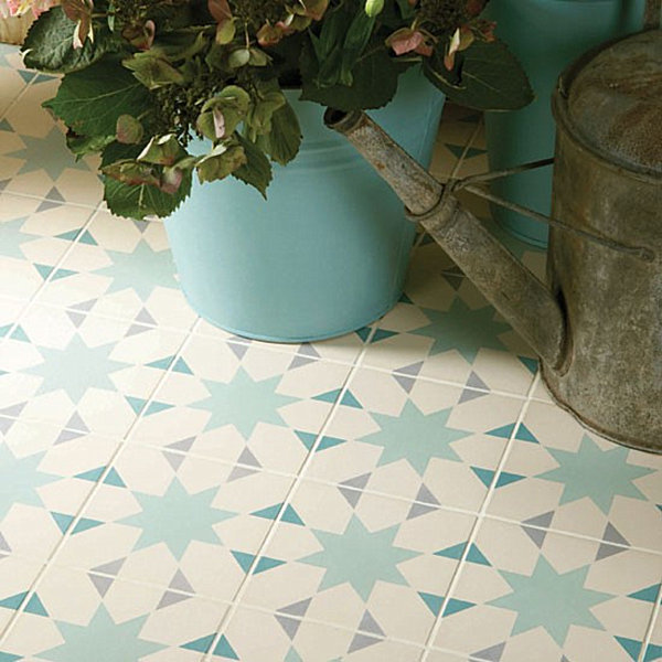 Patterned ceramic tile Decoist