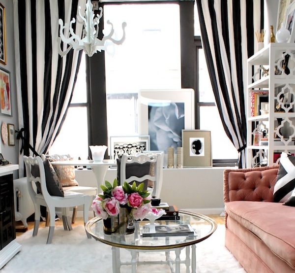 Creative Black And White Patterned Curtain Ideas ...