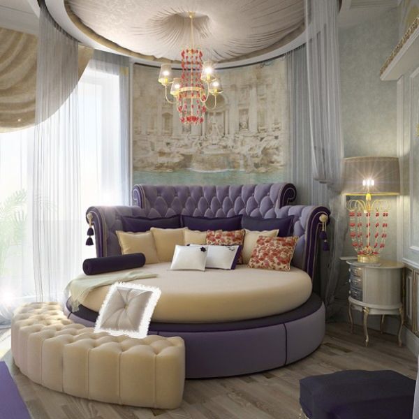 Simple Circle Bed Room with Best Design