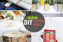 DIY Wedding Favors for Design Lovers