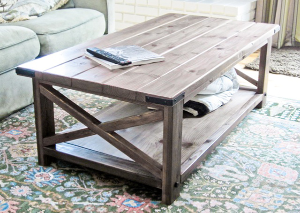 Rustic Coffee Table Plans