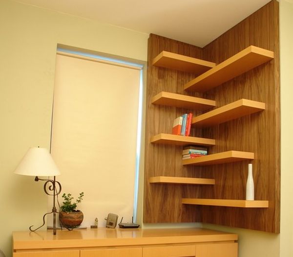 Elegant floating walnut shelves perfect for every room