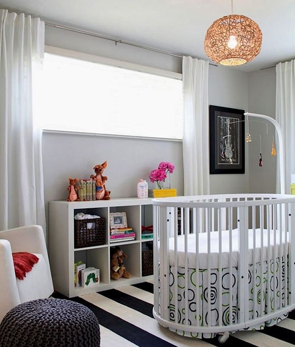 26 Round Baby Crib Designs For A Colorful And Cozy Nursery