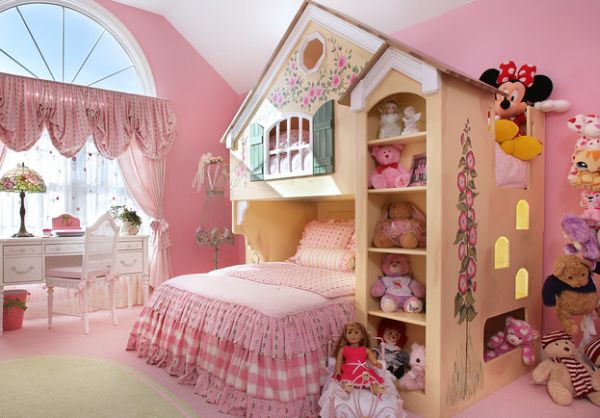 Stylish Girls Pink Bedrooms Ideas
