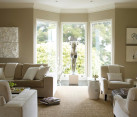 Beige and White Living Room