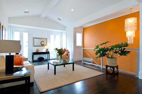 Wall Color Orange - Colourful Bedroom Decorating Ideas