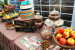 Colorful tribal birthday party