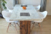DIY Concrete Dining Table