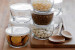 Glass food storage bowls with BPA-free lids