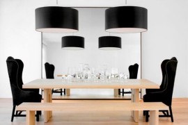 Dark Radiance: Black Lampshades Assure Bold And Beautiful Interiors With Style