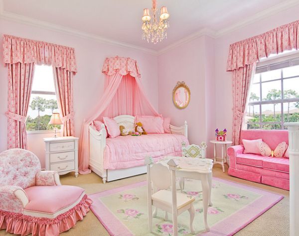 Stylish Girls Pink Bedrooms Ideas