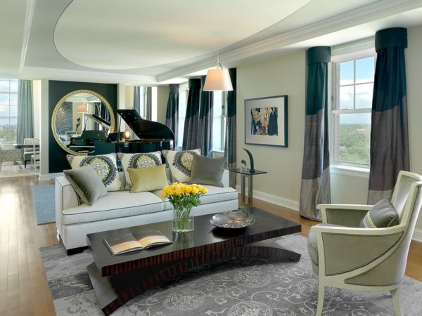Wohnzimmer blau grau: ledersofa wohnzimmer farbtrends. wandfarbe ... Wohnzimmer grau blau