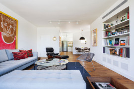 Modern Bachelor Pad In Tel Aviv Employs Neutral Tones With Sparkling Brilliance!