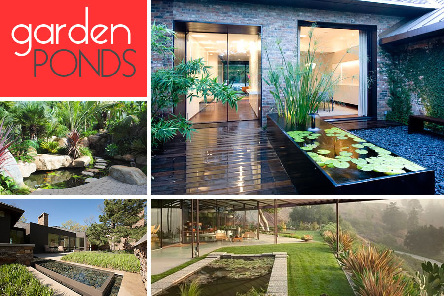 garden ponds design ideas 12 Shimmering Garden Ponds for the Modern 