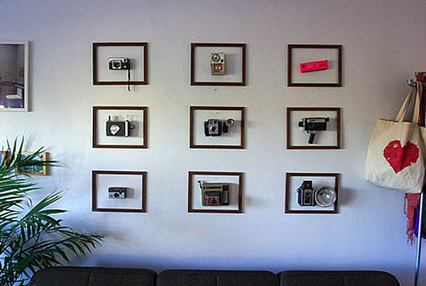 Framed camera collection